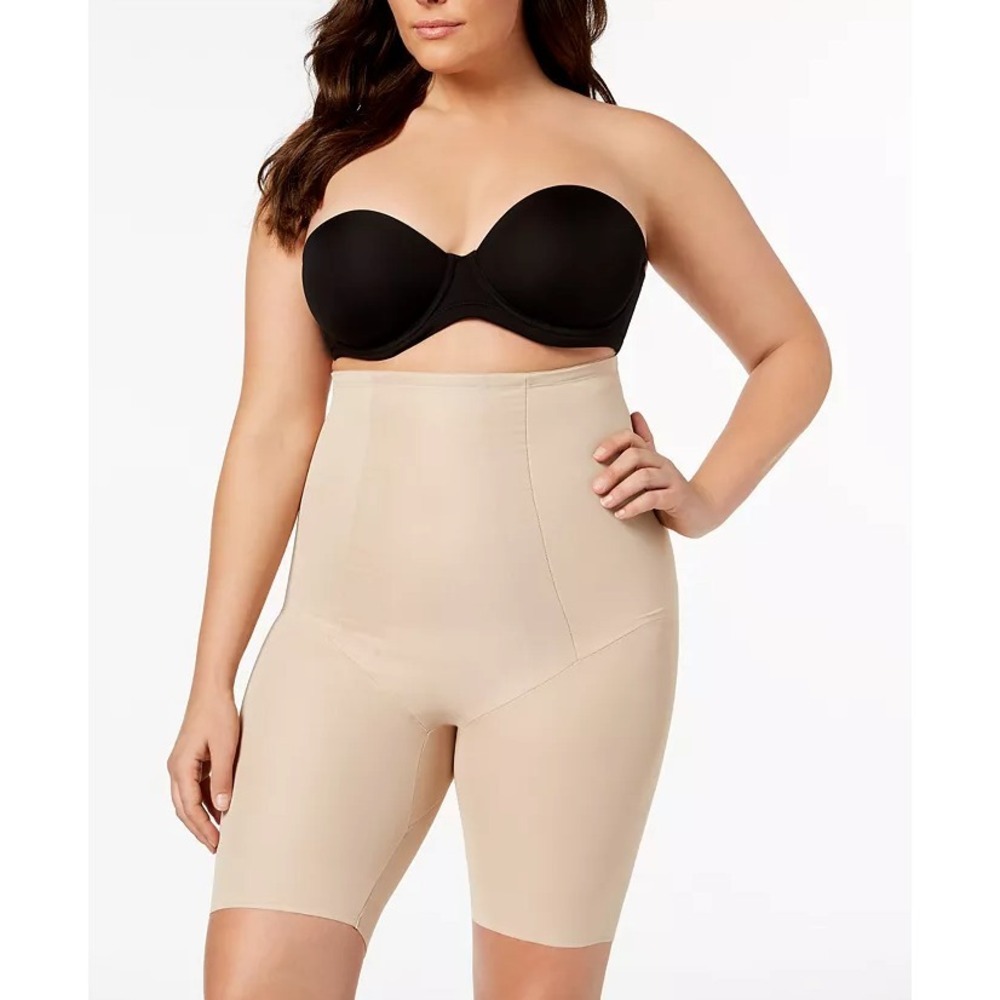 Miraclesuit Size S Nude Extra Firm High-Waist Thigh Slimmer Tummy Control 2709